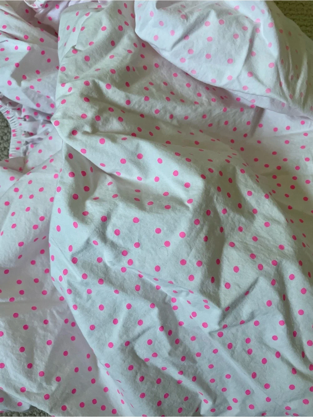 Pottery Barn Kids: Monique Lhuillier Neon Dots Organic Crib Fitted Sheet